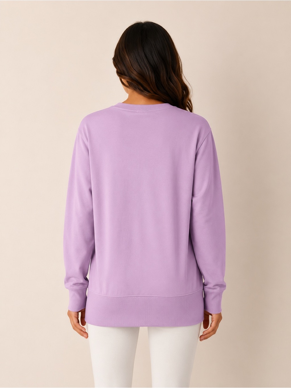 Habitual Girl Lavender Tunic Sweatshirt Dress Size 12 - Picture 2 of 5
